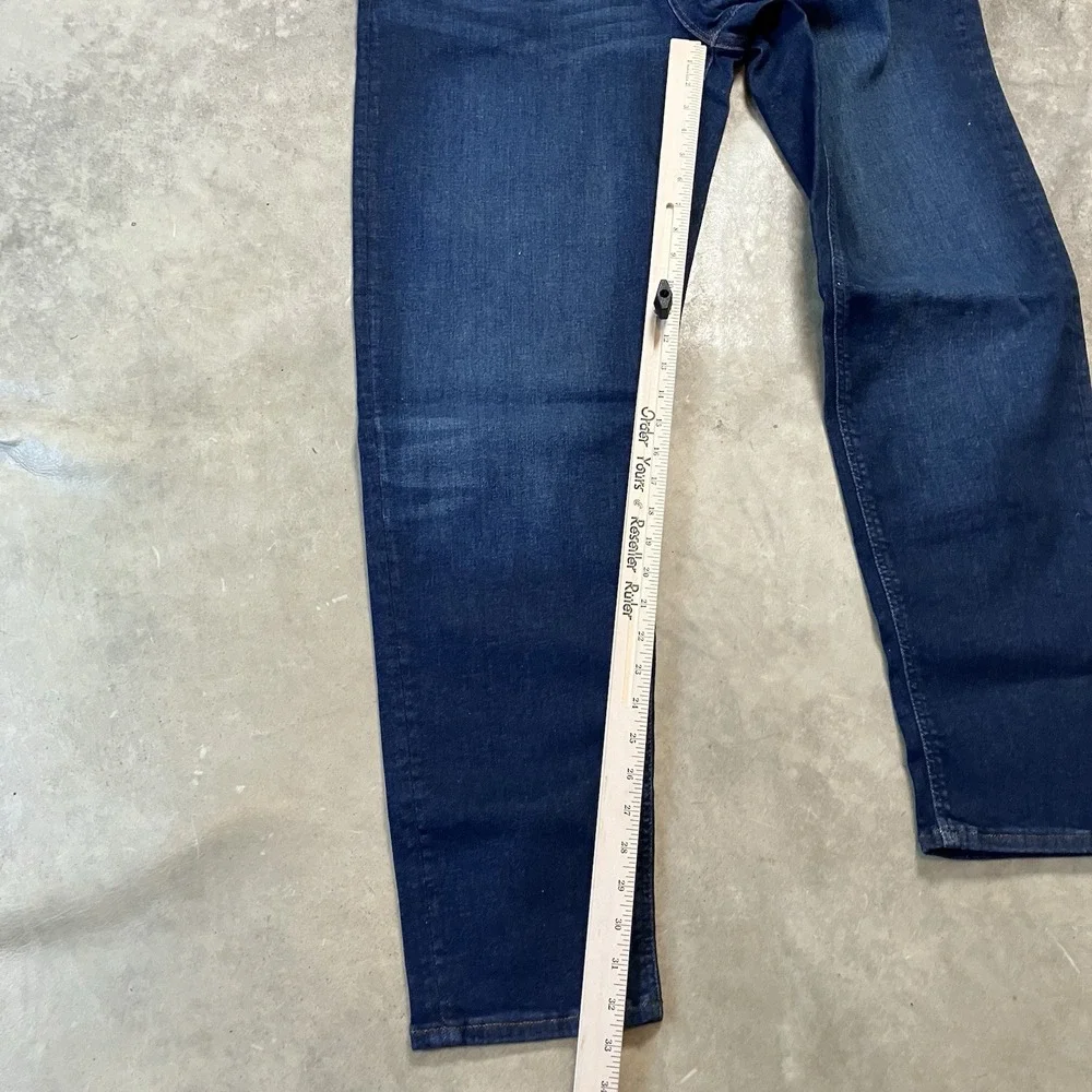 Banana Republic Jeans Mens Sz 40 X 34 Blue Tapered Fit Athletic Lux Parkour Wash